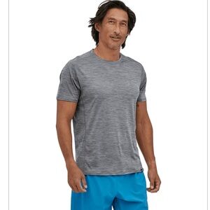 Patagonia Men's Capilene Cool Lightweight Short Sleeve T-Shirt Forge Grey XL